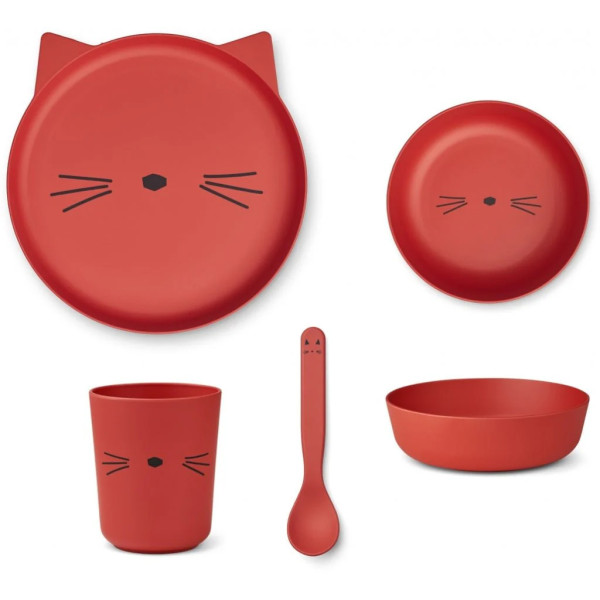 Набор Liewood Brody Junior Set Cat Apple Red